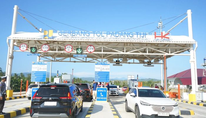 Jelang Lebaran, Volume Kendaraan di Tol Sibanceh Meningkat 50 Persen