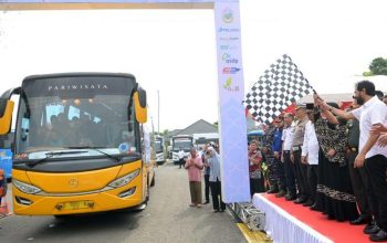 Gubernur Mualem Lepas Keberangkatan Rombongan Mudik Gratis Pemerintah Aceh