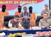 Polda Sulteng Gagalkan Peredaran 24 Kilogram Sabu Jaringan Internasional