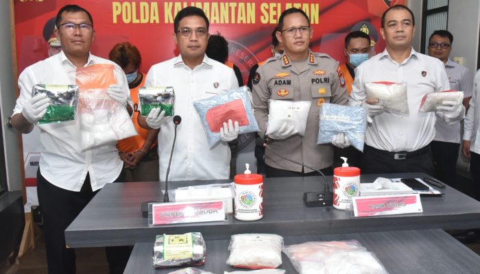 Polda Kalsel Bongkar Jaringan Narkoba Terafiliasi Fredy Pratama