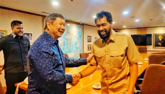 Temui Hashim di Jakarta, Gubernur Mualem Sampaikan Pentingnya Reaktivasi Pabrik Kertas Aceh