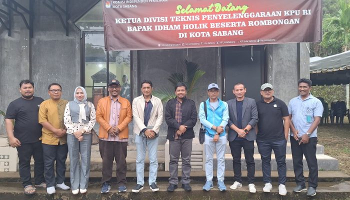 Komisioner KPU RI Pantau Langsung PSU di Sabang