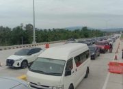 Trafik Kendaraan di Jalan Tol Sibanceh Meningkat 121 Persen selama Lebaran