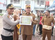 Berhasil Ungkap Kasus Narkoba Senilai Rp1,5 Miliar, Kapolres Agara Terima Penghargaan Bupati
