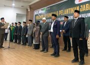 Rektor IAIN Lhokseumawe Lantik 14 Pejabat Baru
