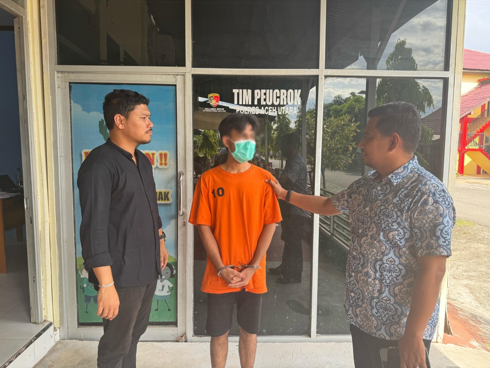 Terduga pelaku rudapaksa anak di bawah umur