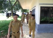 Usai Pimpin Apel Hari Pertama Masuk Kerja, Sekda Aceh Utara Sidak Kantor Dinas