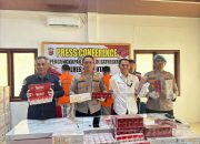 Polisi Ungkap Peredaran Rokok Ilegal di Aceh Utara, Amankan Tiga Tersangka bersama Barang Bukti