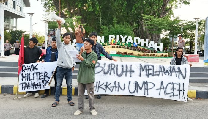 4 Tuntutan SMUR pada Peringatan May Day di Lhokseumawe