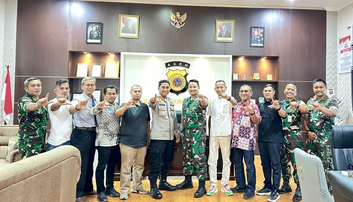 Pengcab Perbakin Lhokseumawe Silaturahmi dengan Kapolres