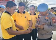 Kapolres Lhokseumawe Razia Ponsel Milik Anggota