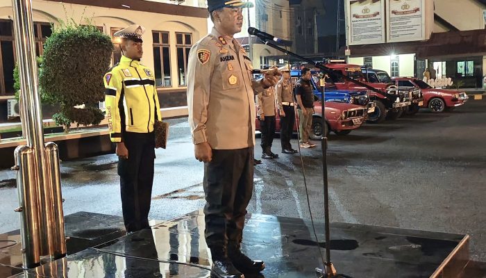 Kapolres Lhokseumawe Bersama 15 Komunitas Motor dan Mobil Deklarasi Tolak Geng Motor dan Balap Liar