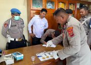 Polres Lhokseumawe Gelar Tes Urine Terhadap Sejumlah Personel