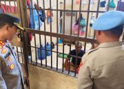 Tinjau Ruang Tahanan, Kapolres Ajak Tahanan Perbanyak Ibadah dan Introspeksi Diri