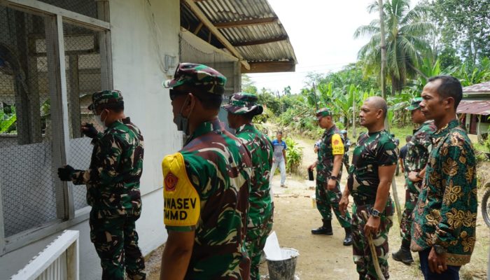 Tim Wasev TNI Kunjungi Lokasi Pelaksanaan TMMD ke-124 di Aceh Utara