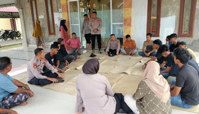 Gelar Pelatihan Satkamling, Polres Lhokseumawe Dorong Pemuda Aktif Jaga Keamanan Lingkungan