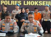 Polres Lhokseumawe Tangkap Dua Pelaku Pelemparan Bom Molotov ke Rumah Warga di Banda Masen