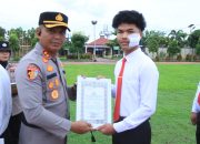 Bripda R, Polisi yang Terluka Saat Penyergapan Buronan Polda Lampung Terima Penghargaan Kapolres