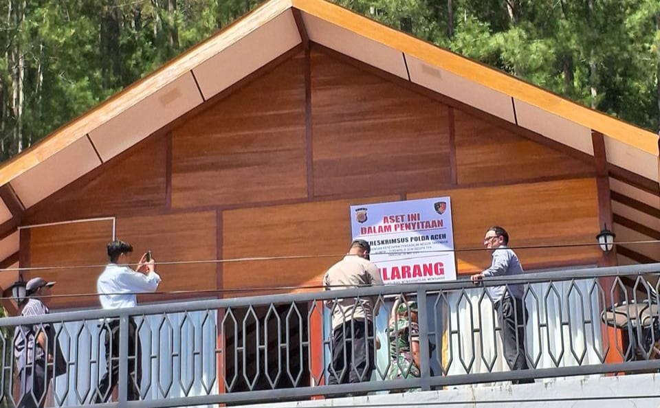 Rumah Karyawan BPRS Gayo Disita Polisi