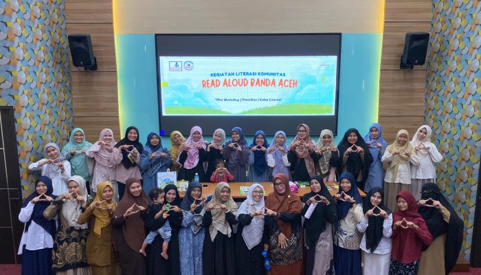 Ketua Read Aloud Indonesia Isi Mini Workshop Membaca Nyaring di Banda Aceh