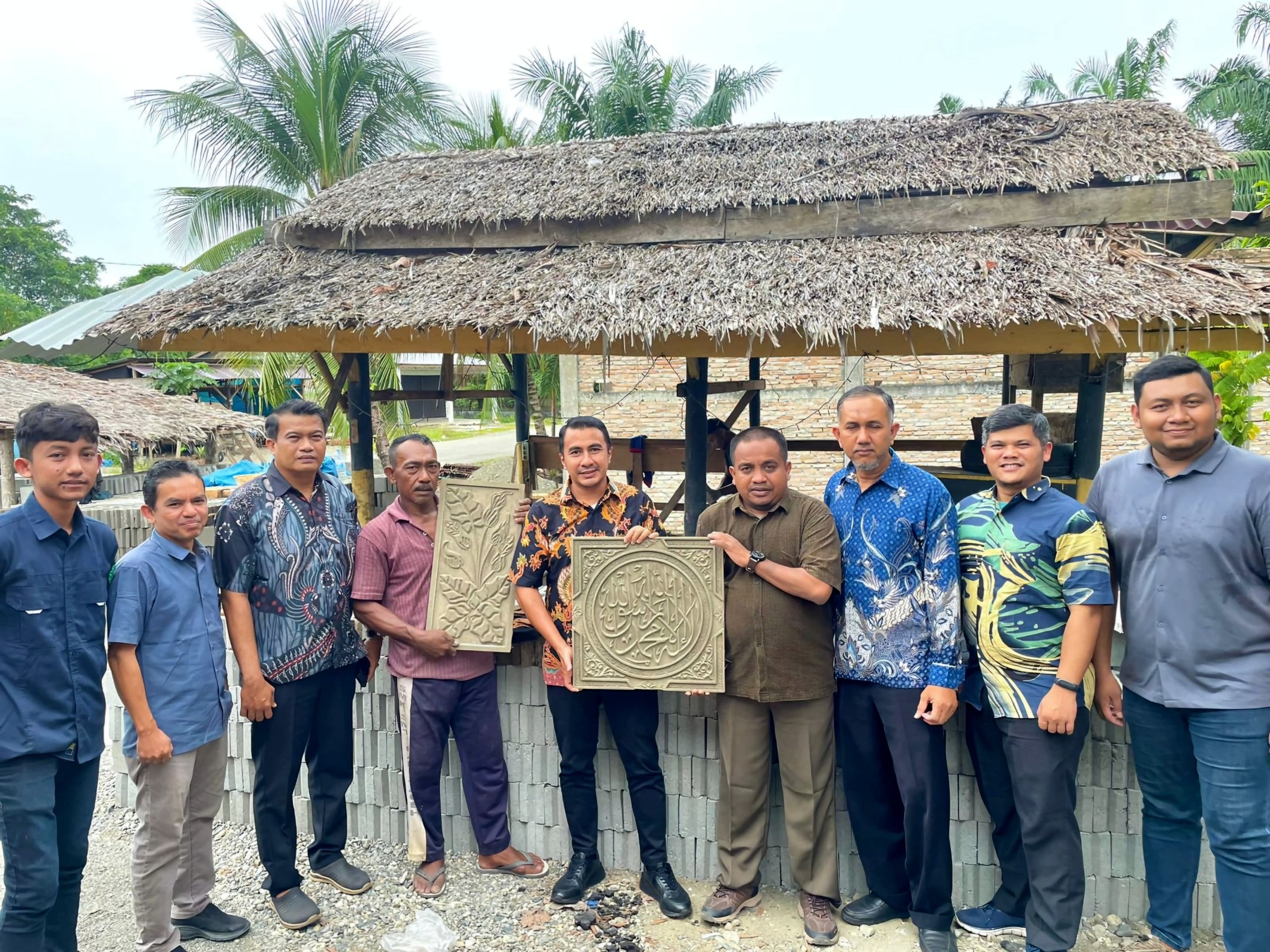 produk ornamen dari sisa pembakaran batu bara