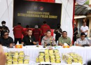 Polda Sumut Gagalkan Peredaran 100 Kg Sabu, Empat Tersangka Diamankan