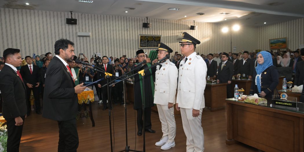 mualem lantik wali kota langsa