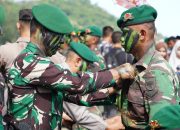 1.056 Prajurit Infanteri Ikuti Pembaretan di Pantai Ujong Batee