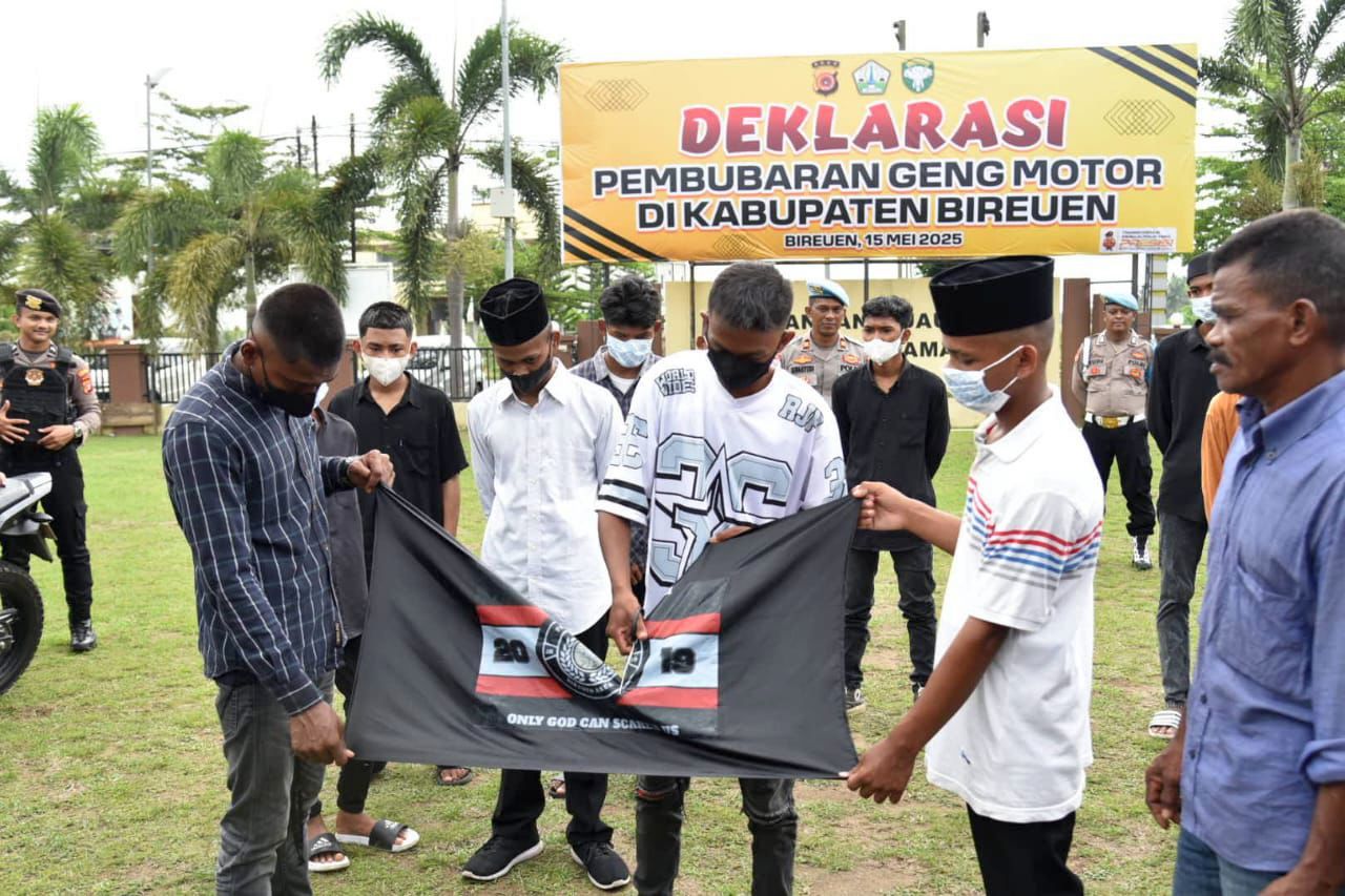 pembubaran geng motor
