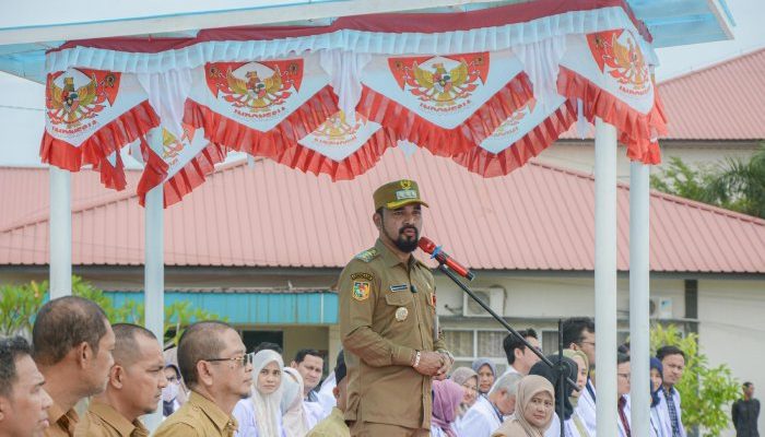 Bupati Al-Farlaky Pimpin Apel RSUD, Sebut Rumah Sakit Wajah Pemerintah