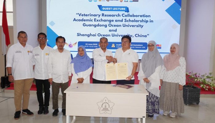 FKH USK Jalin Kemitraan Strategis dengan Dua Kampus Tiongkok