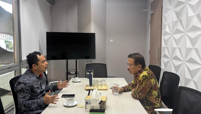 Temui Sofyan Djalil, Wali Kota Lhokseumawe Bahas Penguatan SDM Investasi