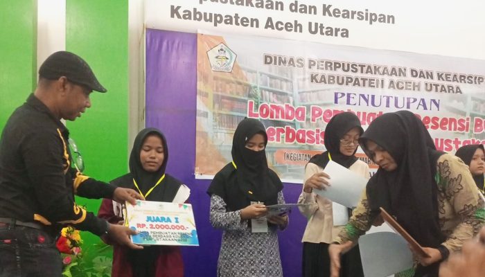 Ini Para Jawara Penulis Resensi di Dinas Perpustakaan Aceh Utara