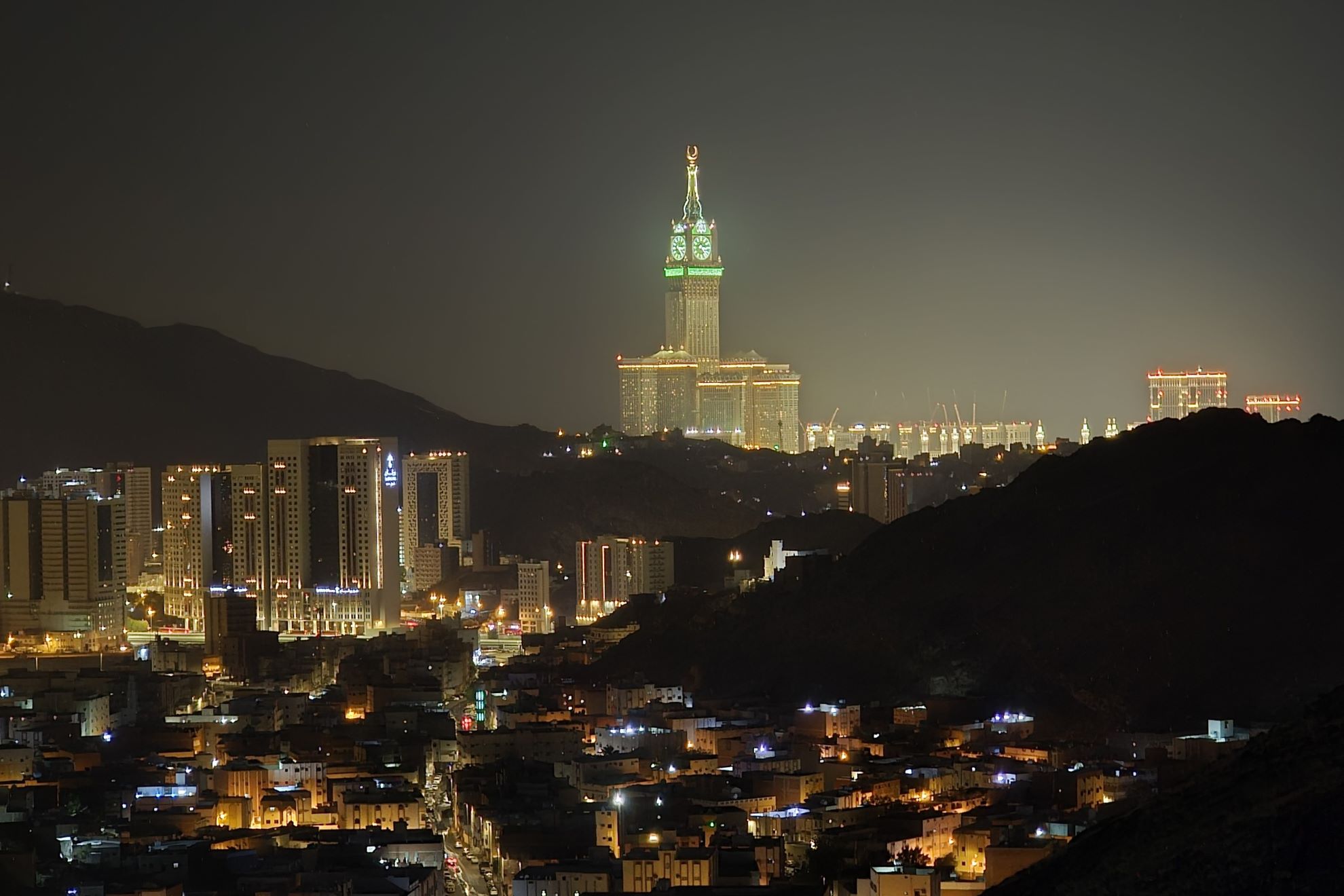 Masjidil Haram di pusat kota Makkah