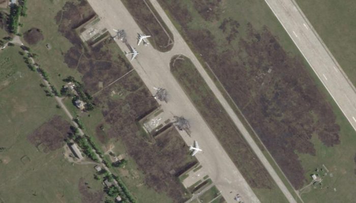 Drone Ukraina Hancurkan Pesawat Pengebom Rusia