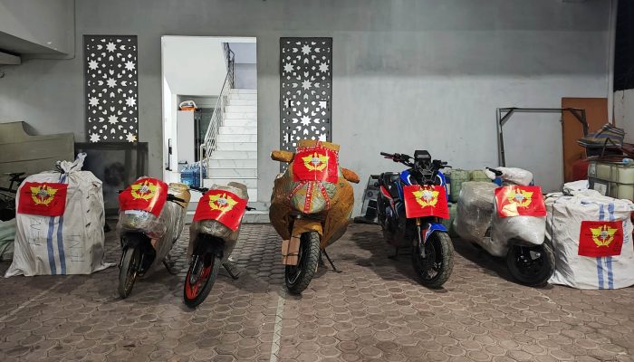 Bea Cukai Gerebek Gudang Motor Mewah Ilegal di Lhokseumawe