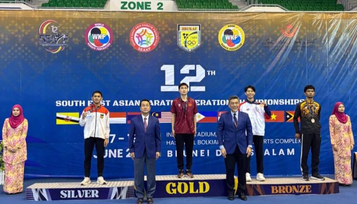 Mahasiswa Hukum Unimal Sabet Medali Perak Kejuaraan Karate Internasional