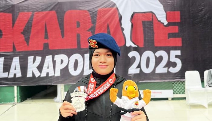 Polwan Polda Aceh Sabet Juara II Karate Piala Kapolri 2025
