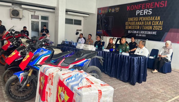 Bea Cukai Lhokseumawe Gagalkan Peredaran Barang Ilegal dan Ratusan Kilogram Narkotika