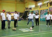 Kapolres Aceh Utara Buka Turnamen Futsal di GOR Lhoksukon