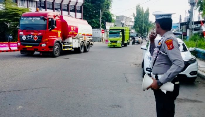 Satlantas Polres Lhokseumawe Sosialisasikan Keamanan dan Keselamatan Berlalu Lintas