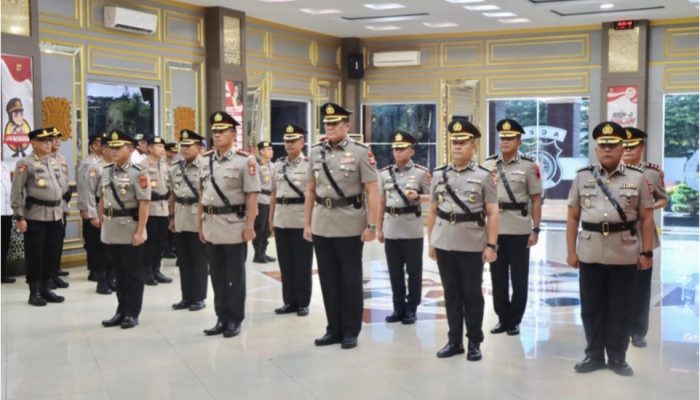 Kapolda Aceh Pimpin Sertijab Empat PJU dan Dua Kapolres