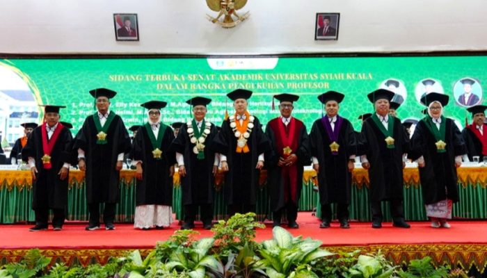 USK Kukuhkan Enam Profesor Baru Berbagai Disiplin Ilmu