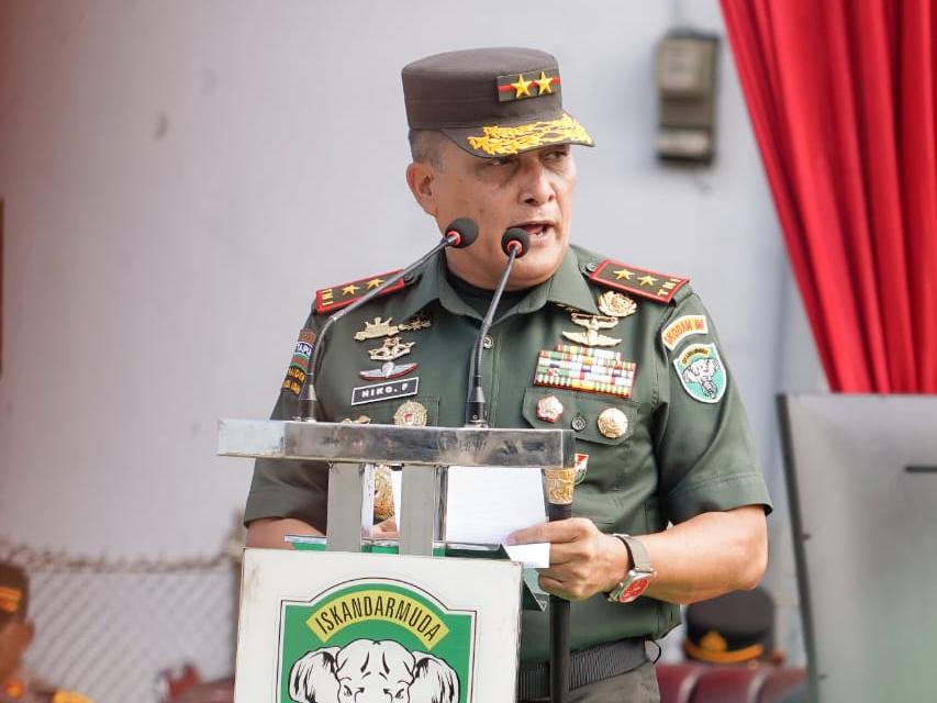 Pangdam Iskandar Muda, Mayjen TNI Niko Fahrizal