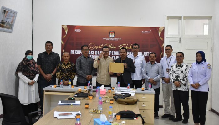 Hasil Pemutakhiran Triwulan II KIP Kota Lhokseumawe Tetapkan 136.463 Pemilih