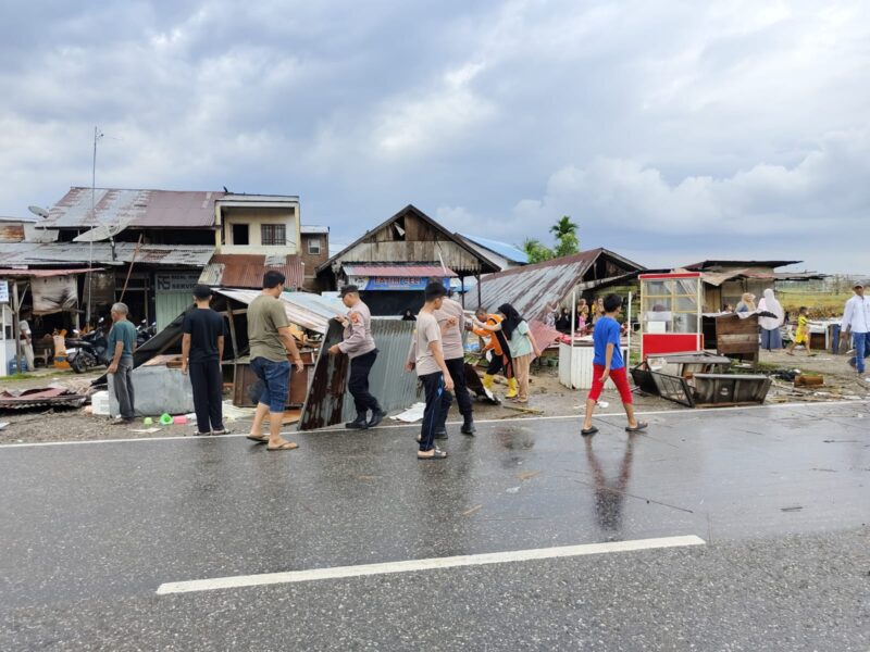 Angin Kencang di Aceh Utara