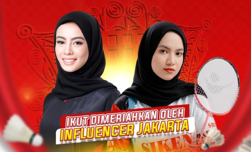 influencer bulu tangkis ternama dari Jakarta, Silvi Wulandari dan Zahra Arulia M