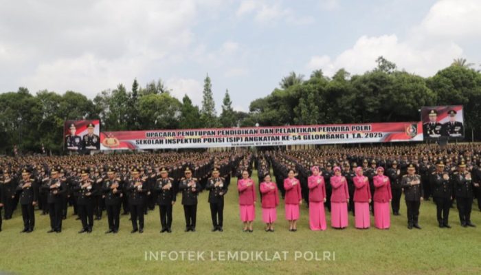 Kapolri Tutup Pendidikan SIP dan SUS Intelijen Tahun 2025