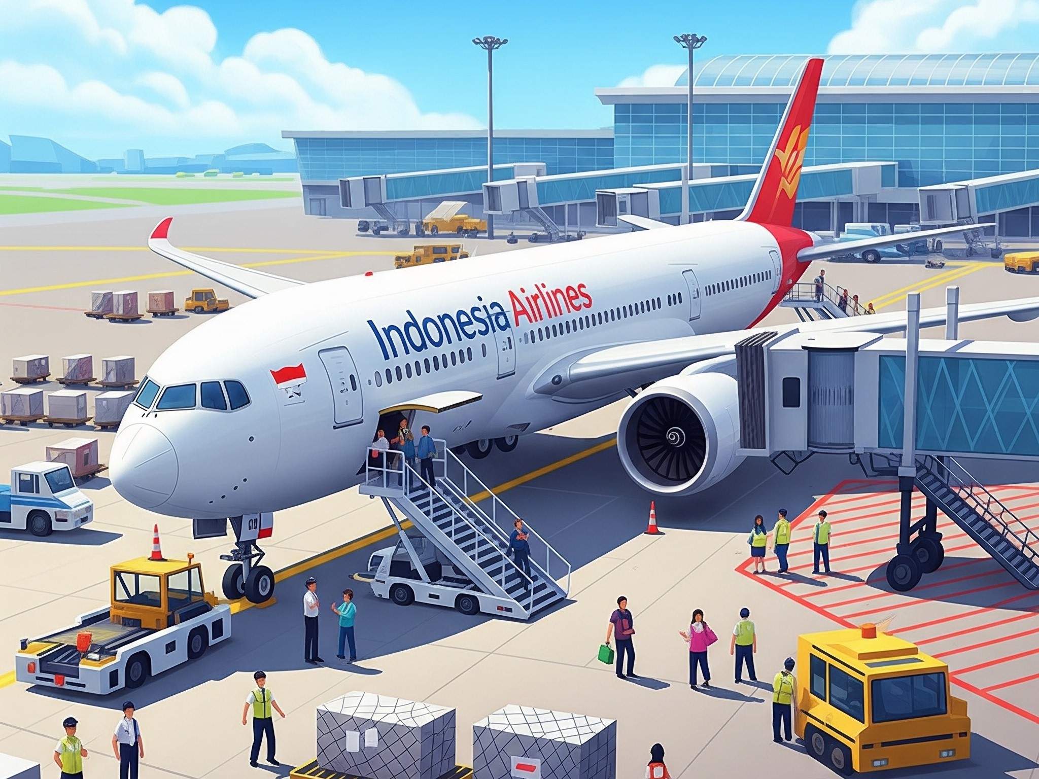 pesawat maskapai Indonesia Airlines