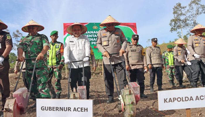 Polda Aceh Kerahkan Ratusan Alsintan Dukung Penanaman Jagung Serentak Kuartal III